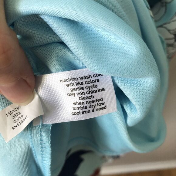 Lane Bryant Faux Wrap Dress 16 Floral Midi Sheer Ruffle Belted Feminine Girly - Picture 8 of 13